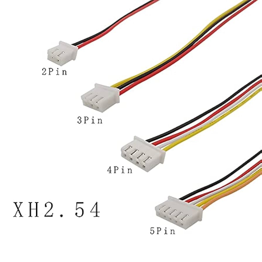 Quick Connect Line 10PCS 26AWG JST XH-2.54 2P 3P 4P 5P 6P 7P